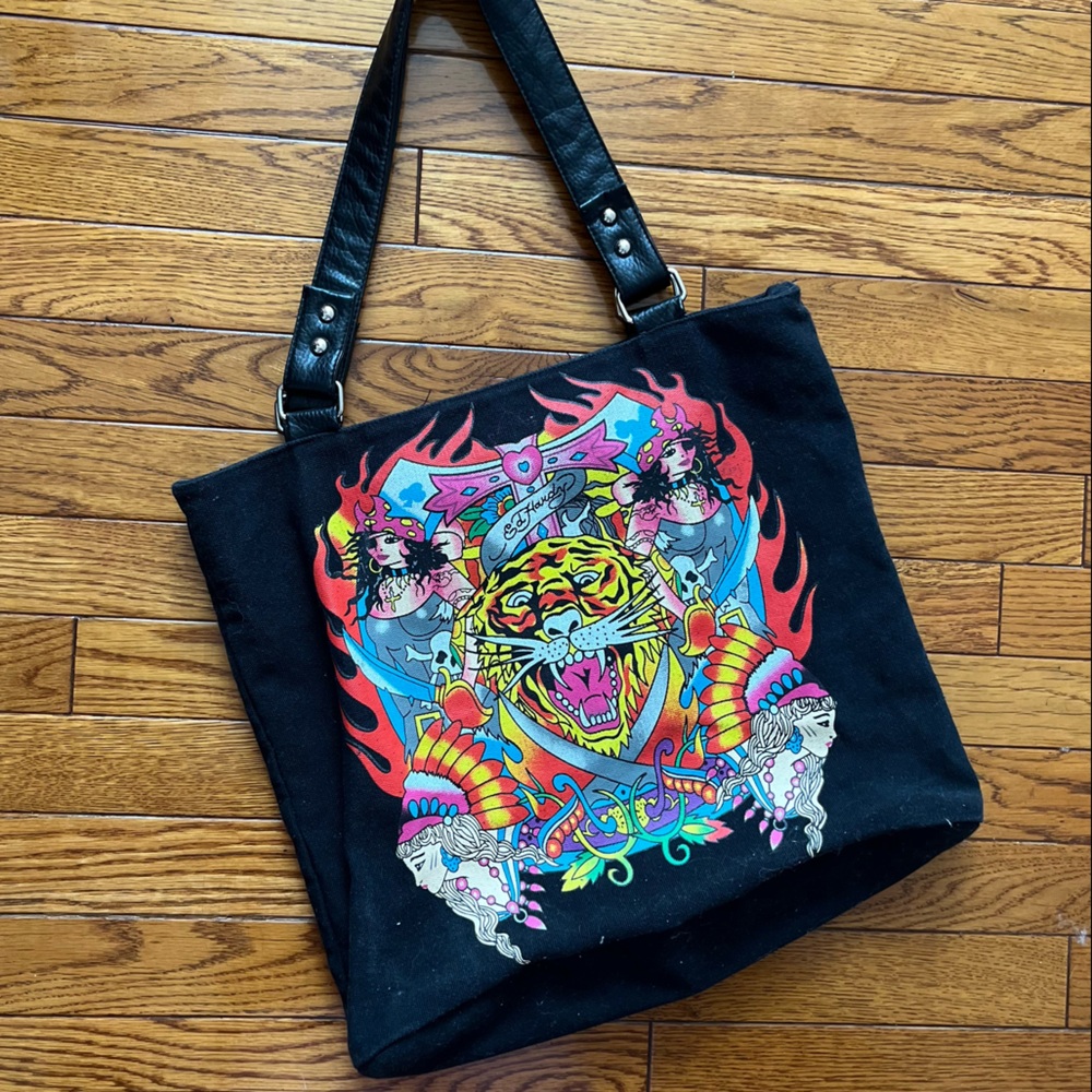 Vintage ed hardy purse